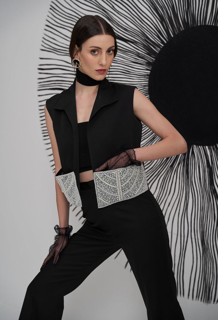 Pocket Embellished Jacket