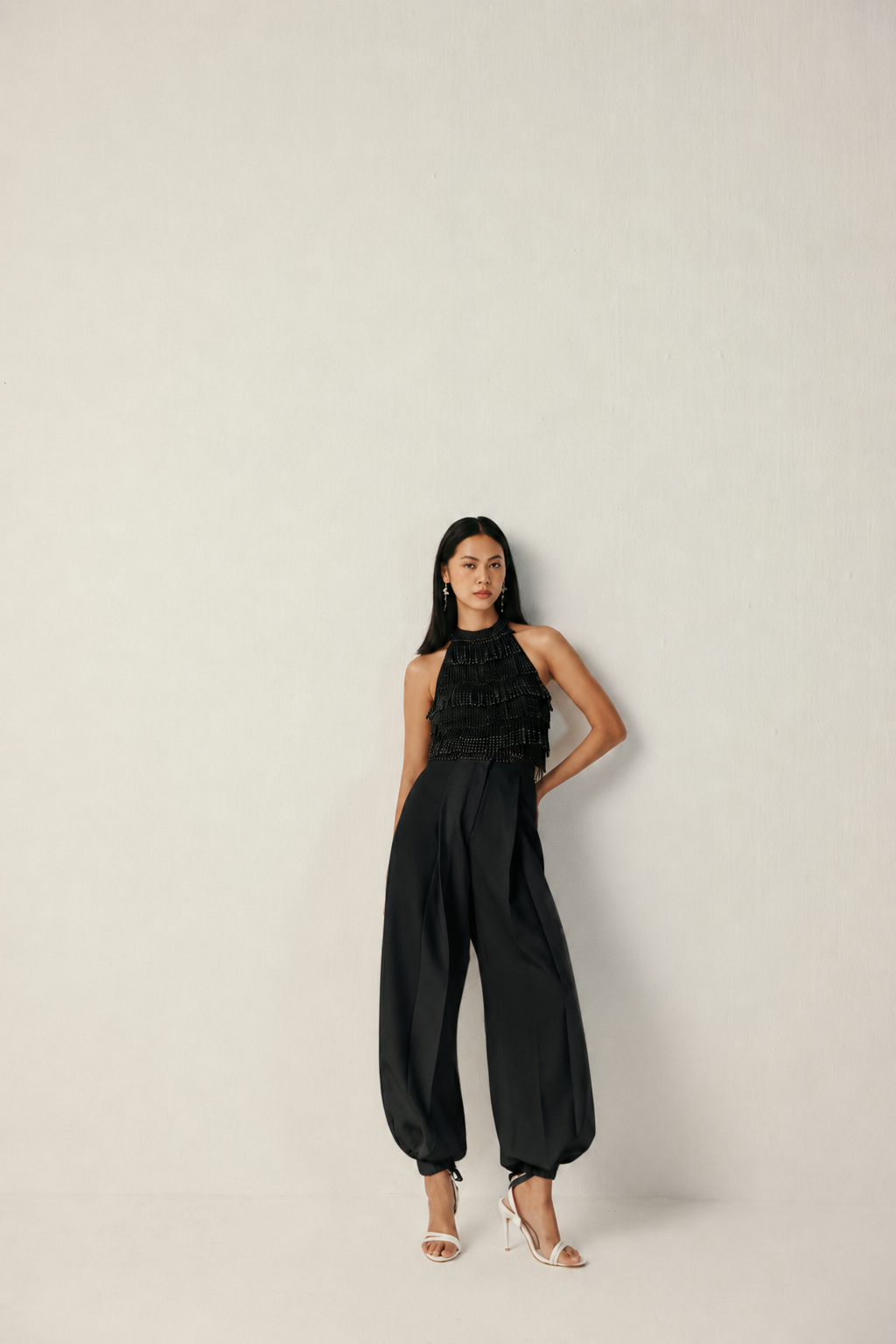 LYLA TOP - BLACK