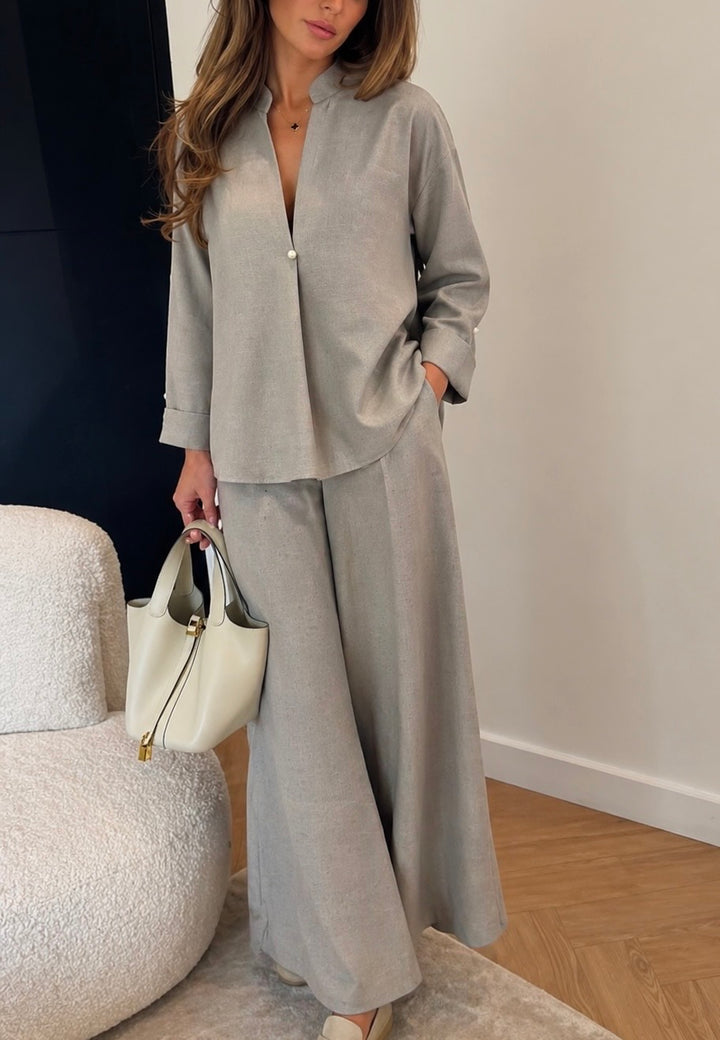 Daisy Co-ord Set Grey
