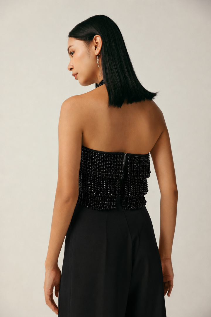 LYLA TOP - BLACK
