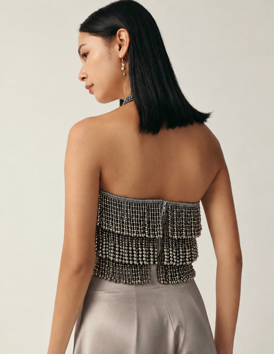 LYLA TOP - METALLIC
