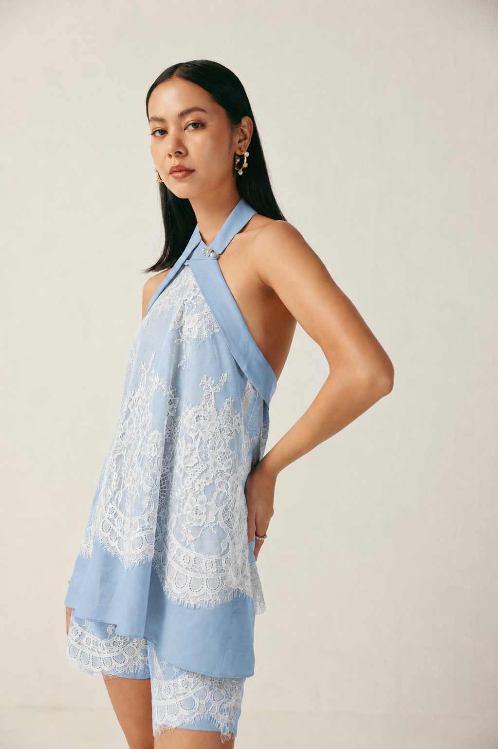 LAUREN TOP - SKY