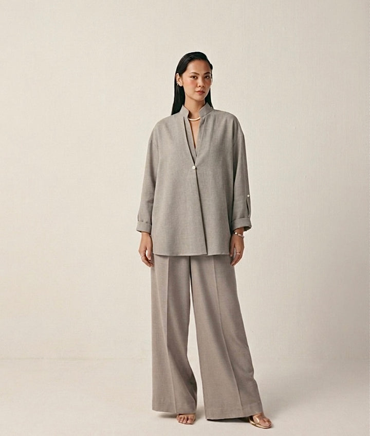 Daisy Co-ord Set Grey