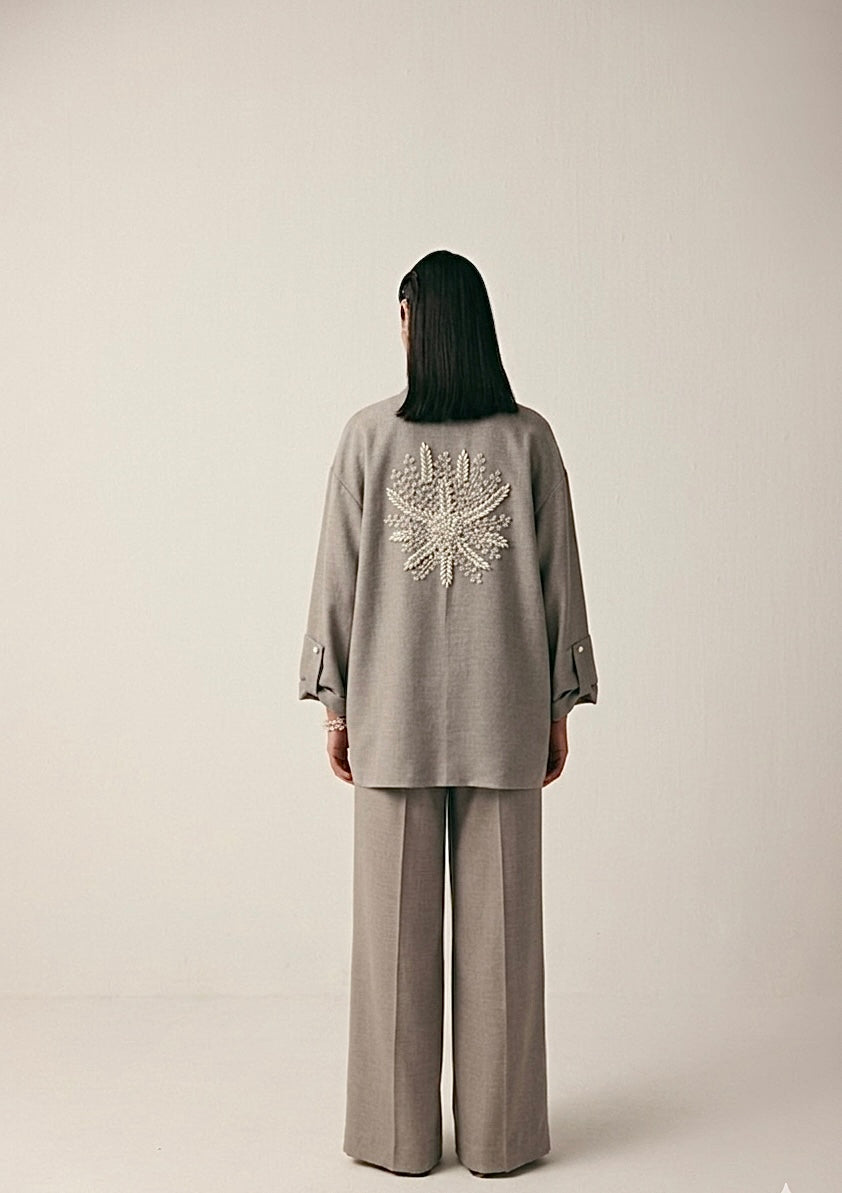 Daisy Co-ord Set Grey