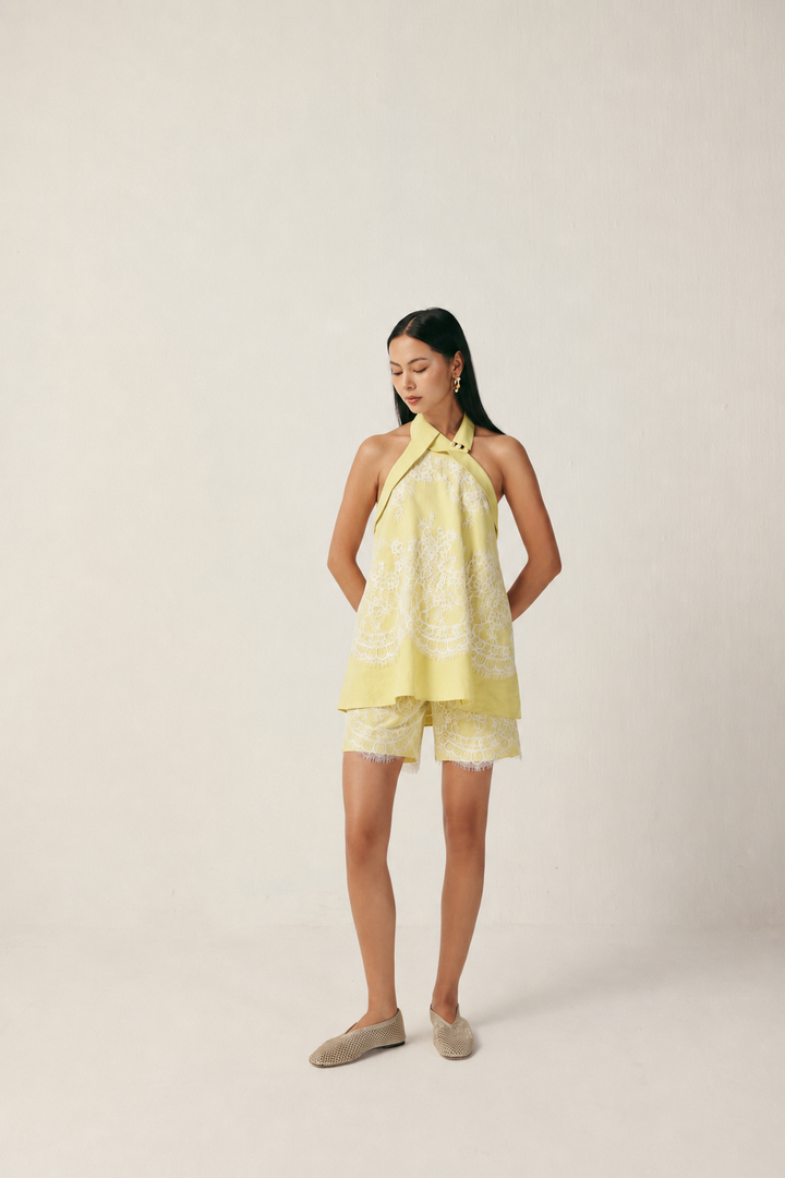 LAUREN SHORTS - LEMON