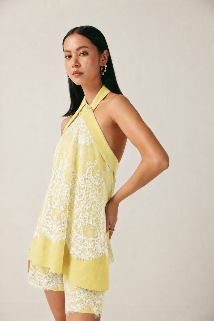 LAUREN TOP - LEMON