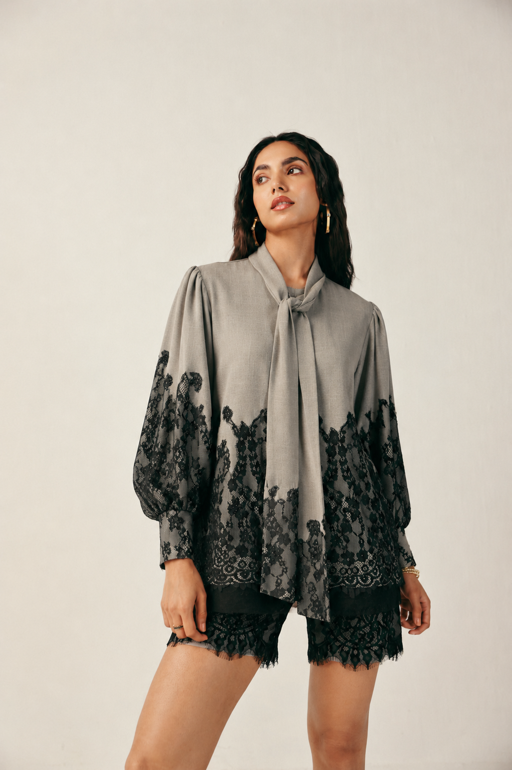 LOLA TOP - GREY