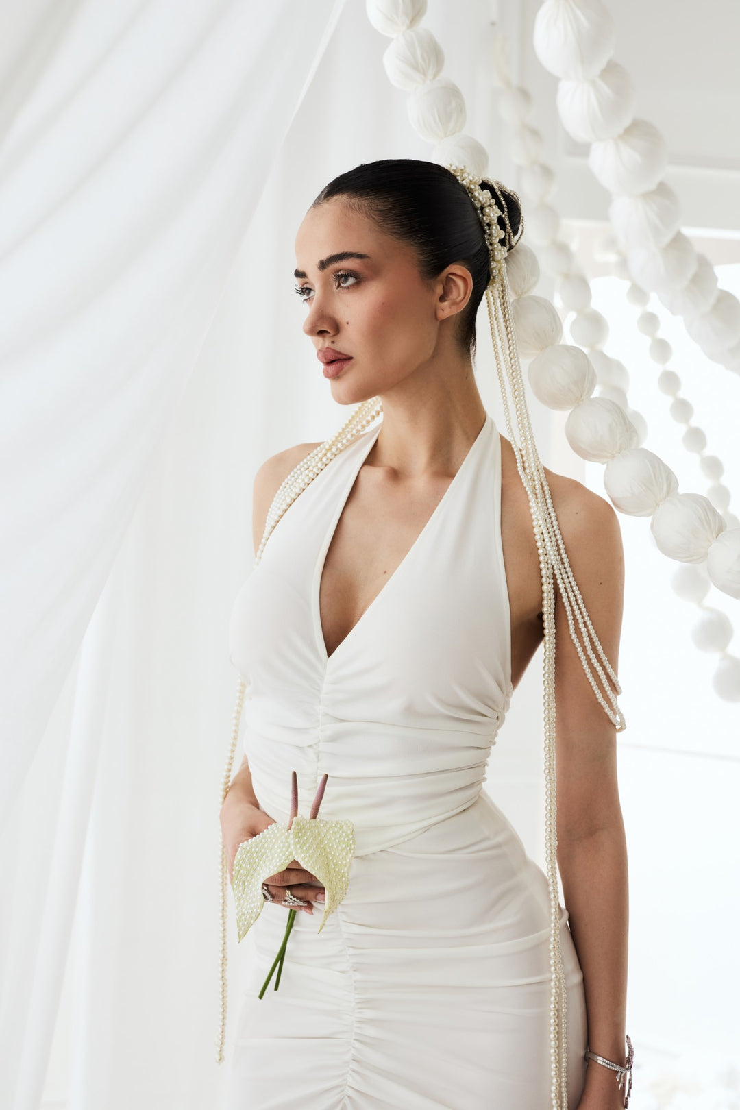 CHARLOTTE DRESS - WHITE