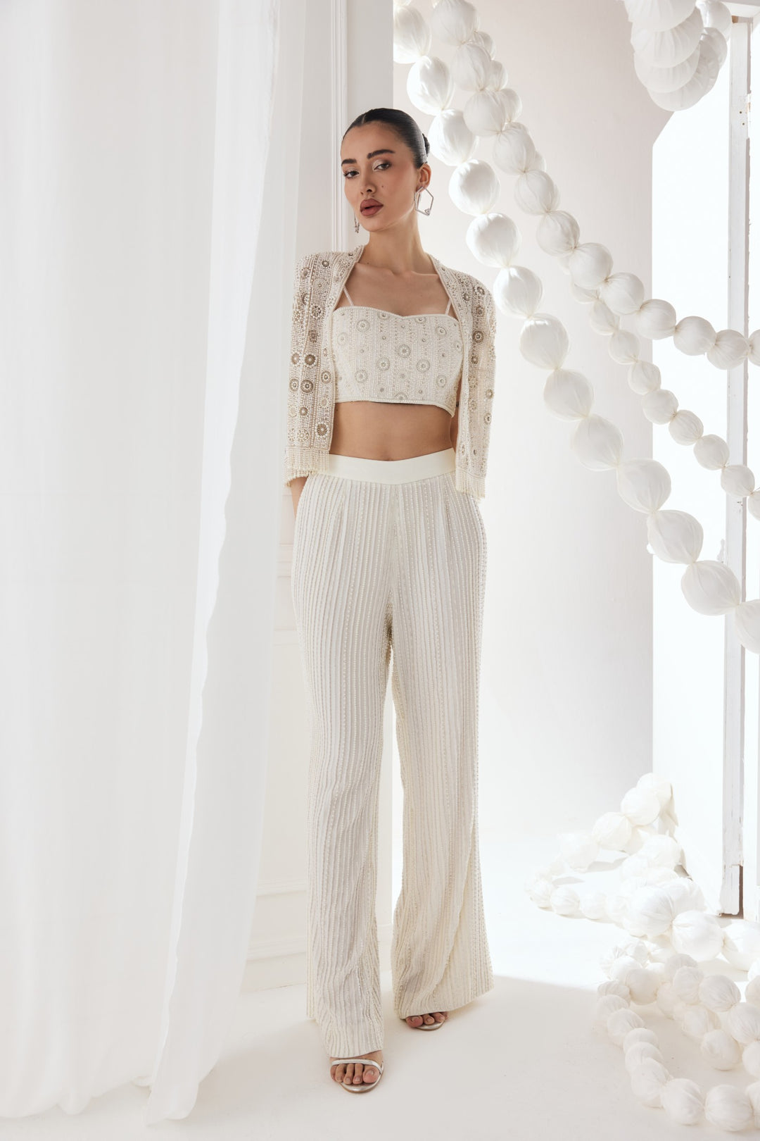 NADINE CAPE - WHITE