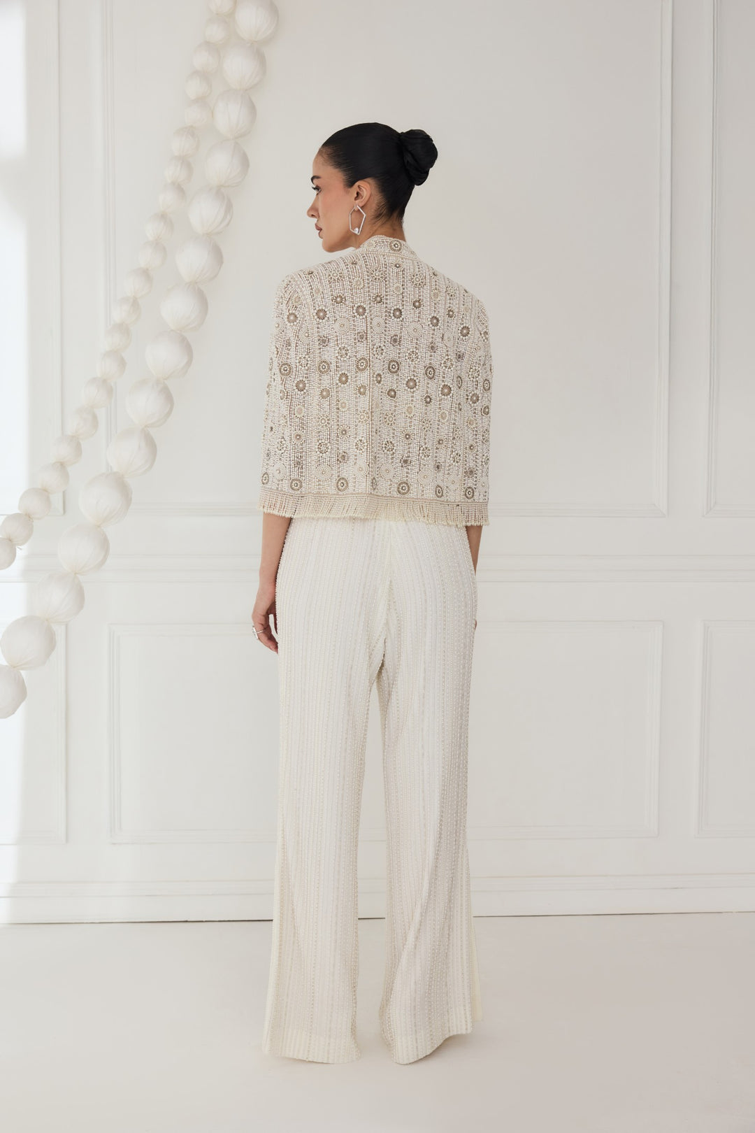 NADINE CAPE - WHITE