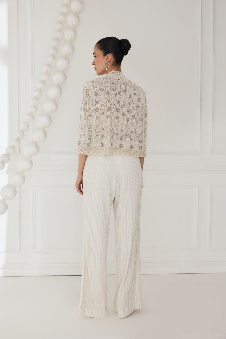 NADINE CAPE - WHITE