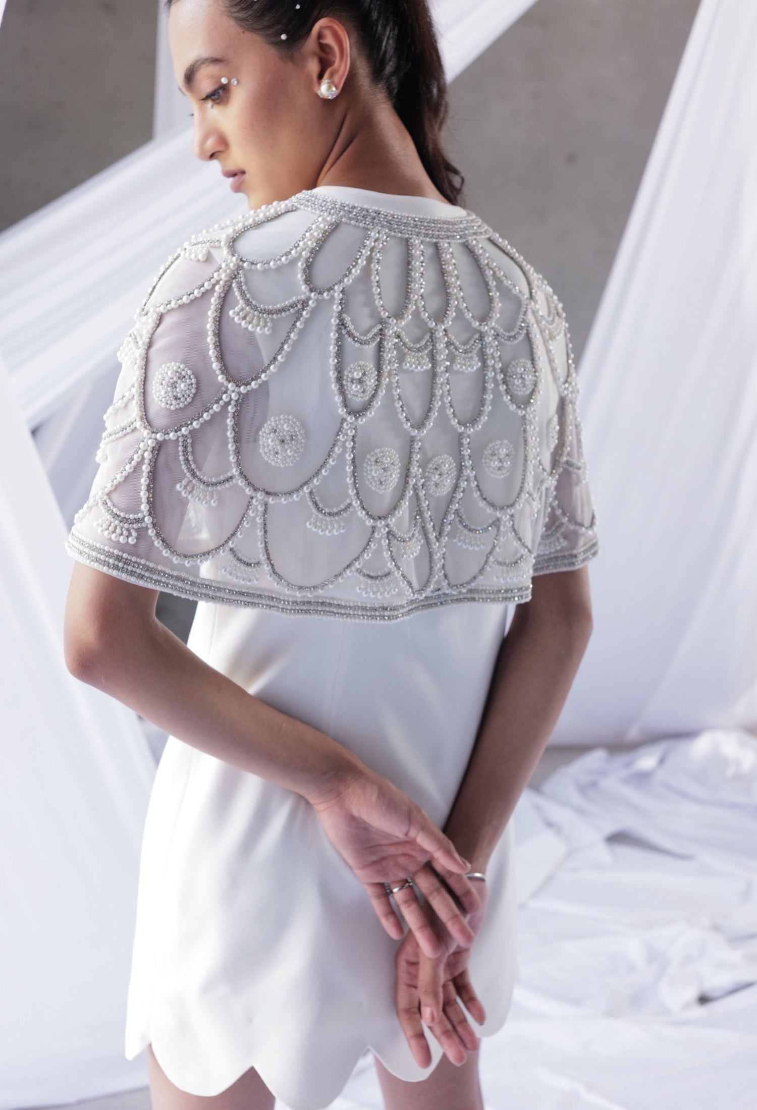 スーツ・フォーマル・ドレス L'or Cape collar Dress L'or Cape collar Dress スーツ・フォーマル・ドレス L'or Cape collar