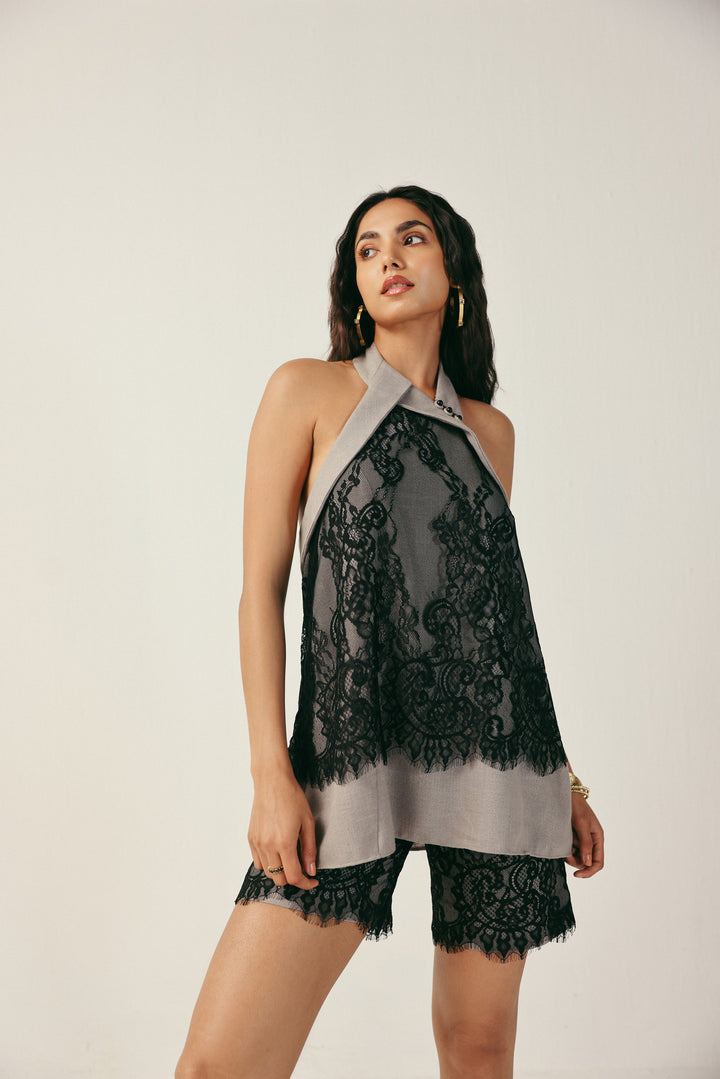 LAUREN TOP - GREY