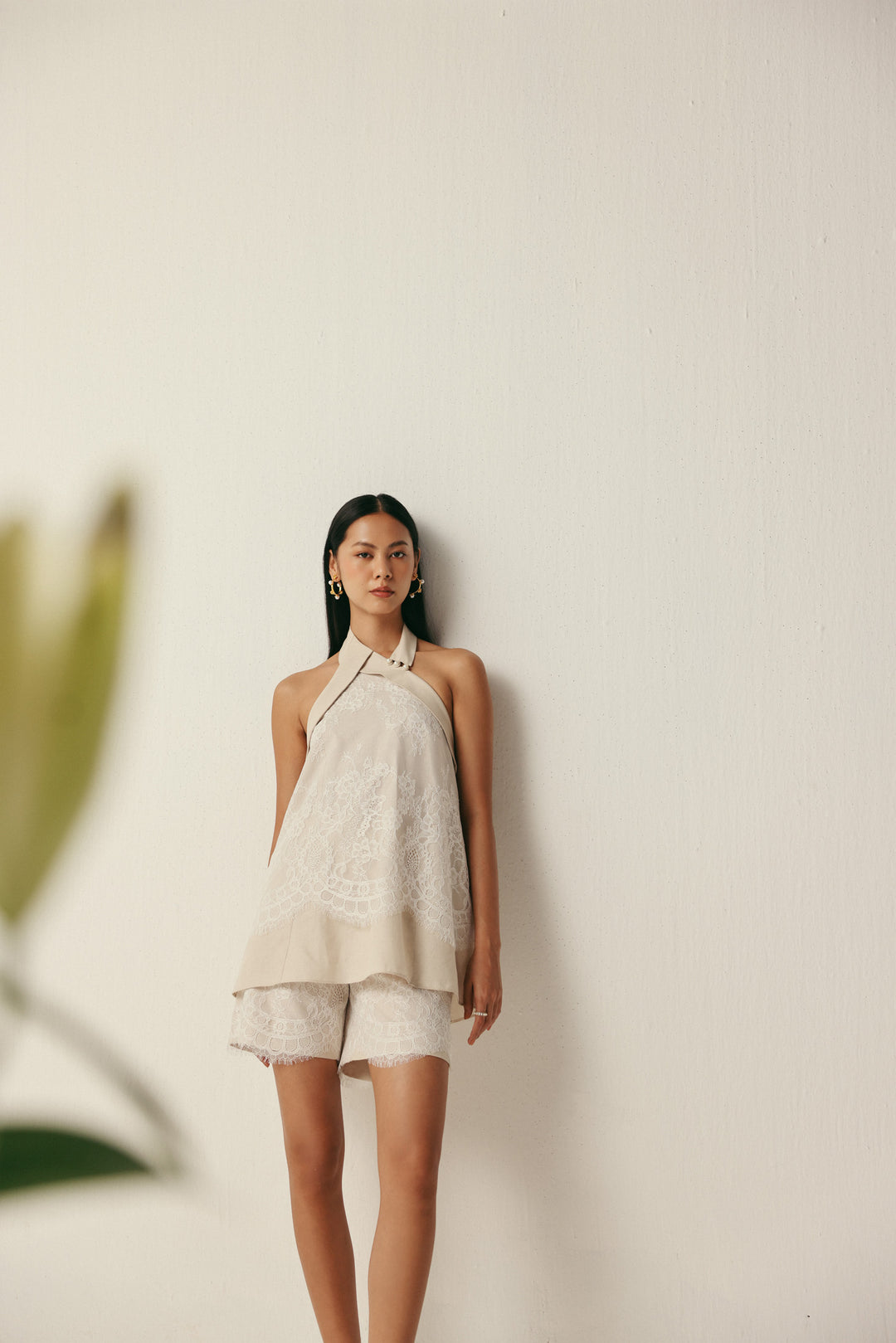 LAUREN TOP - BEIGE